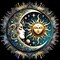 DIY 5D Sleepy Sun and Moon Diamond Art Kit – Round Full Drill Sparkling Diamond Painting for Adults & Beginners, Fantasy Wall Decor 12x12 inch